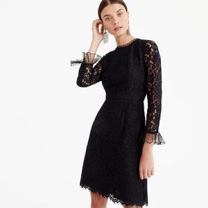 J. Crew Black Lace Dress